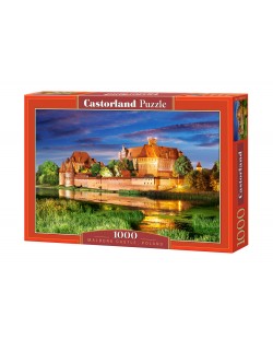 Puzzle Castorland od 1000 dijelova - Dvorac Malbork u Poljskoj