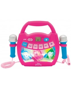CD player Lexibook - Disney Princess MP320DPZ, ružičasto/plavi