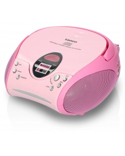 CD player Lenco - SCD-24, ružičasti