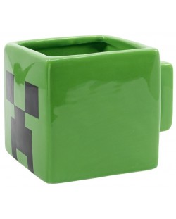 Šalica 3D ABYstyle Games: Minecraft - Creeper, 450 ml