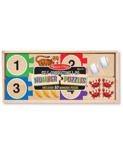 Drvena slagalica Melissa & Doug – S brojevima