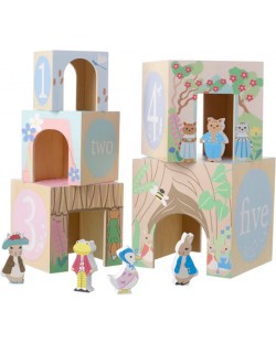 Drvene kocke za slaganje Orange Tree Toys Peter Rabbit