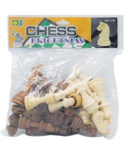Drvene figure za šah, 9 cm