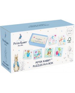 Drvena slagalica za spajanje Orange Tree Toys Peter Rabbit