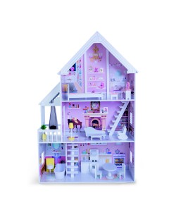 Drvena kućica za lutke s namještajem Moni Toys - Cinderella, 4127