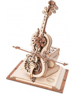Drvena 3D slagalica  Robo Time od 199 dijelova - Čarobno violončelo