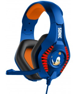 Dječje slušalice OTL Technologies - Pro G5 Sonic The Hedgehog, plave