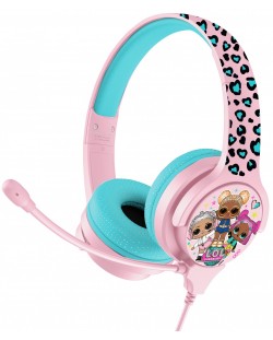 Dječje slušalice OTL Technologies - L.O.L. Let's Dance, ružičaste