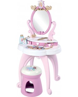 Dječji toaletni stol 2 u 1 Smoby Disney Princess - Frizerski salon