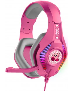 Dječje slušalice OTL Technologies - Pro G5 Nintendo Kirby, ružičaste