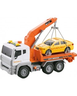 Dječja igračka City Service – Kamion s dizalicom i automobilom
