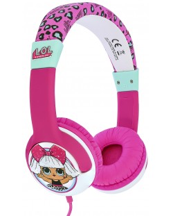 Dječje slušalice OTL Technologies - L.O.L. My Diva, ružičaste
