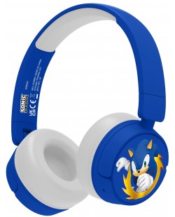Dječje slušalice OTL Technologies - Sonic The Hedgehog, bežične, plave