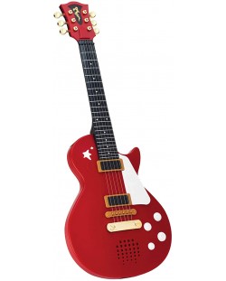 Dječja električna gitara Simba Toys - My Music World, crvena