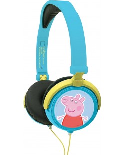 Dječje slušalice Lexibook - Peppa Pig HP015PP, plave