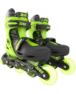 Dječje koturaljke 2 u 1 Yvolution - Neon Combo Skates, veličina 30-33, zelene