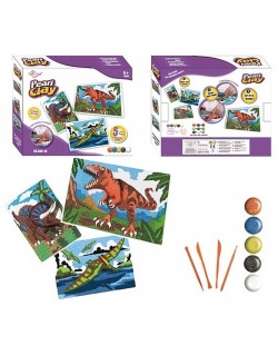 Dječji kreativni set Raya Toys - Slike dinosaura