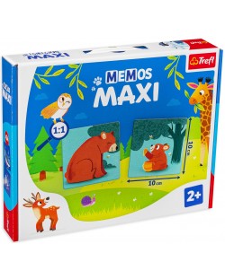 Dječja igra memorije Memos Maxi - Životinje roditelji i djeca