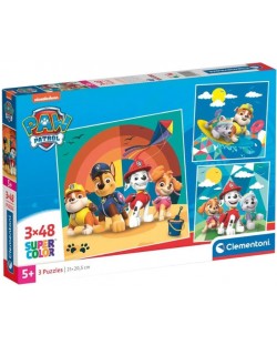 Dječja slagalica Clementoni od 3 x 48 dijelova - Paw Patrol (opcija 1)