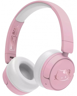 Dječje slušalice OTL Technologies - Hello Kitty, bežične, roze