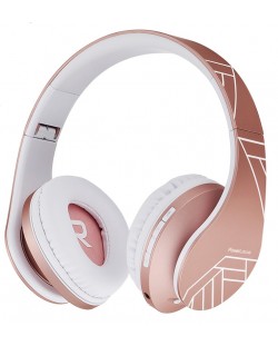 Dječje slušalice PowerLocus - P2, bežične, ružičasto/zlatne