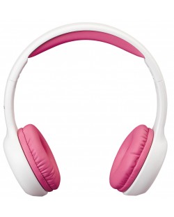 Dječje slušalice Lenco - HP-010PK, roza/bijele