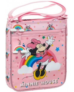 Dječja torba za rame Safta - Minnie Mouse Rainbow