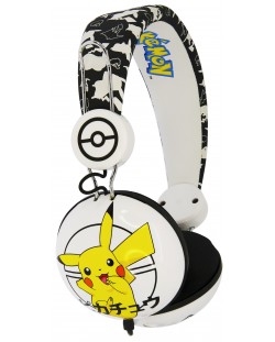 Dječje slušalice OTL Technologies - Pikachu Japanese, bijele