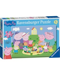 Dječja slagalica Ravensburger od 35 dijelova - Zabava na suncu s Peppa Pig