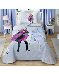 Set za jednostruki krevet s prekrivačem TAC Licensed - Frozen
