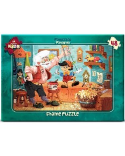 Dječja slagalica Art Puzzle od 48 dijelova - Pinokio