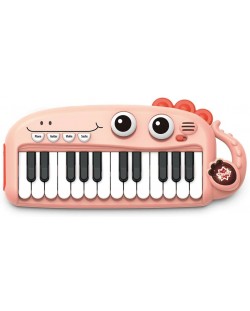 Dječja igračka Zhorya Cartoon - Klavir, 24 tipke, ružičasti
