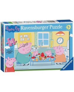 Dječja slagalica Ravensburger od 35 dijelova - Obiteljsko vrijeme s Peppa Pig