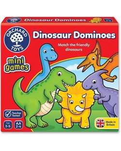Dječja edukativna igra Orchard Toys - Domino s dinosaurima