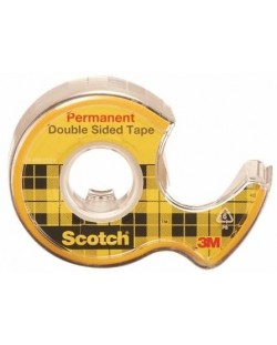 Obostrano ljepljiva traka Scotch - 12.7 mm/ 6.3 m, s dozatorom