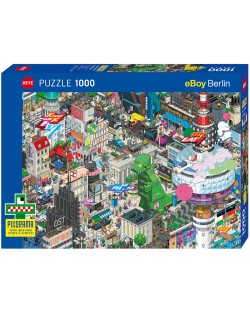 Puzzle-zagonetka Heye od 1000 dijelova - Berlin Quest, eBoy