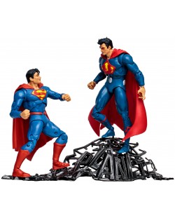 Akcijska figurica McFarlane DC Comics: Multiverse - Superman vs Superman of Earth-3 (Gold Label), 18 cm