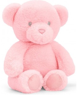 Ekološka plišana igračka Keel Toys Keeleco - Beba medo, ružičasta, 16 cm