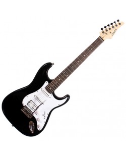 Električna gitara Arrow ST - 211 Deep Black Rosewood/White
