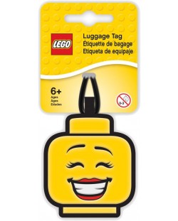 Naljepnica za prtljagu Lego - Za djevojčicu, žuta