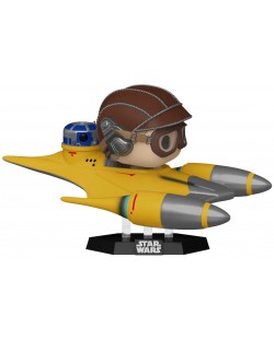 Figurica Funko POP! Rides Deluxe: Star Wars - Anakin Skywalker in Naboo Starfighter (with R2-D2) #677