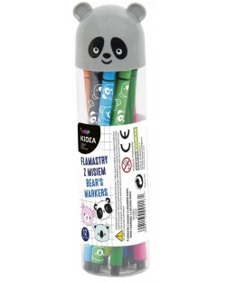 Flomasteri Kidea - 12 boja, panda, tuba