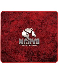Gaming podloga za miš Marvo - G39, L, mekana, crvena