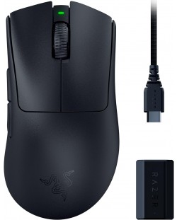Gaming miš Razer - DeathAdder V3 Pro + Wireless Dongle Bundle, crni