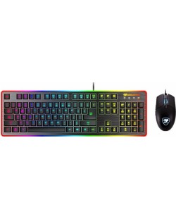 Gaming set COUGAR - Deathfire EX, RGB, crni