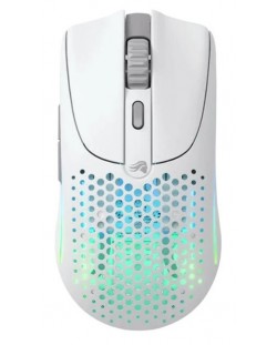 Gaming miš Glorious - Model O 2, optički, bežični, bijeli