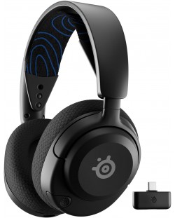 Gaming slušalice SteelSeries - Arctis Nova 5P, PS, bežične, crne