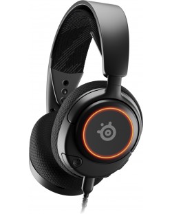 Gaming slušalice SteelSeries - Arctis Nova 3, crne