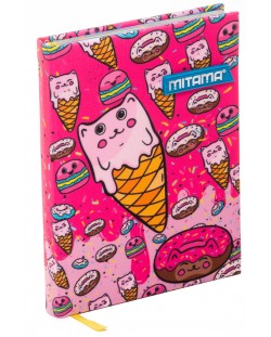 Rokovnik Mitama А5 - Sweets, s tekstilnim koricama