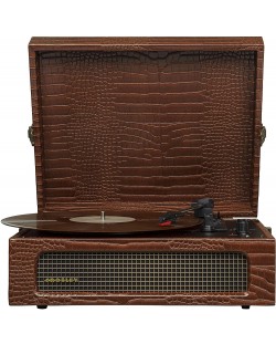 Gramofon Crosley - Voyager, poluautomatski, smeđi
